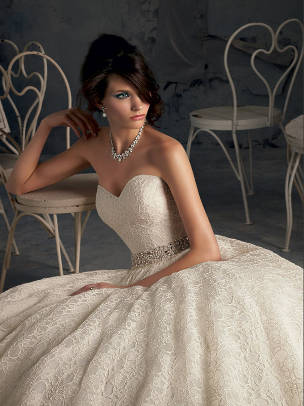 2015 Style A-line Straps Lace Mother of the Bride Dresses #GZ015