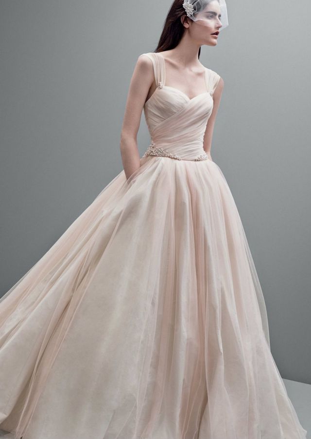 2015 Style Straps Floor-length Chiffon Bridesmaids Dresses #QB389