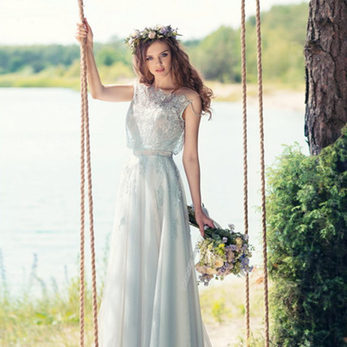 High Waist Tiered Layer Dress